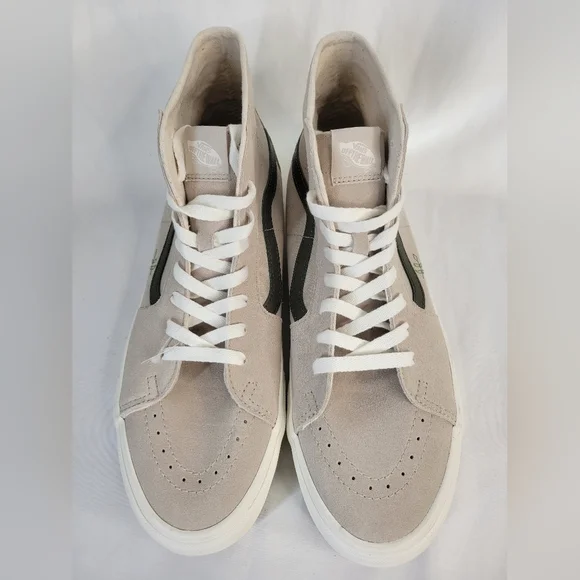 NWOB Vans trainers SK8-Hi Tapered VR3 Beige 11.5 - Picture 10 of 13